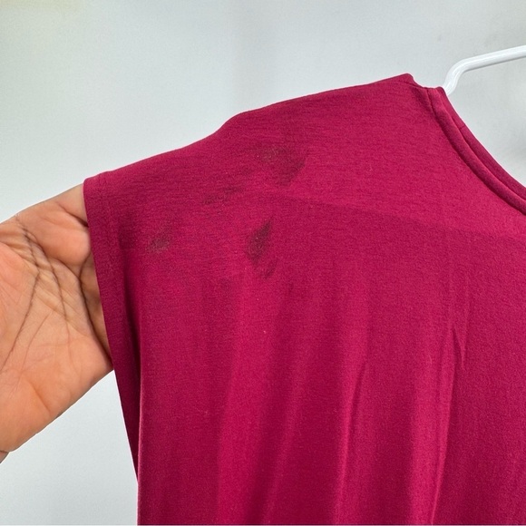 Eileen Fisher Elegant Burgundy Dress size L - Picture 7 of 7